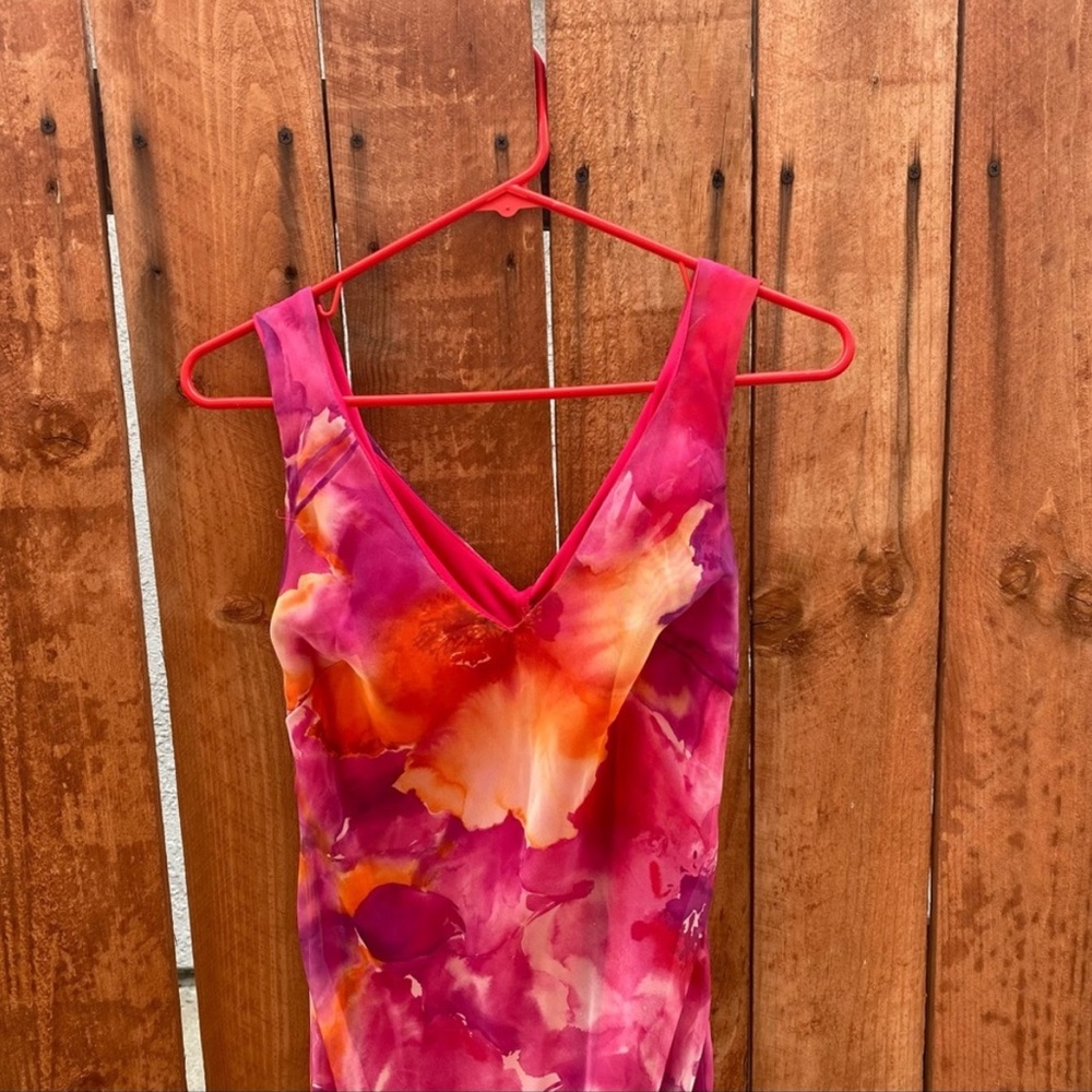 beautiful summer pink 90’s dress